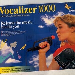 Vocalizer 1000 Personal Music Synthesizer - Black and Red
